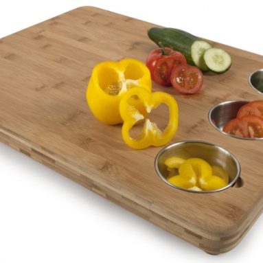 Chef Butchers Block with Prep Bowls