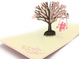 Cherry Blossom 3D Pop Up Card