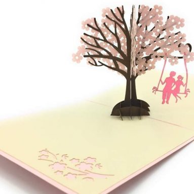 Cherry Blossom 3D Pop Up Card