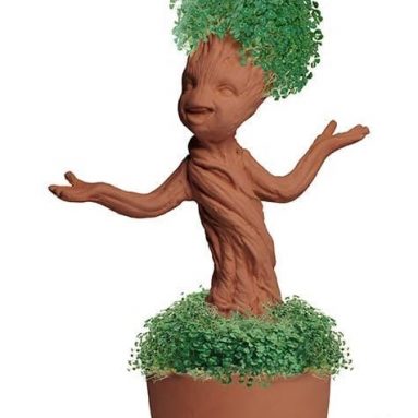 Chia Pet Potted Groot Decorative Pottery Planter