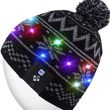 LED Light Up Beanie Hat Knit Cap