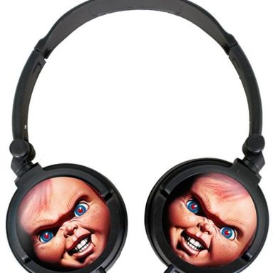 Chucky Doll Custom Ear Lightweight Foldable Noise Reduction Stereo Portable Music Gaming Headset