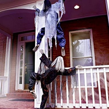 Climbing Zombies Halloween Haunted House Prop Decor