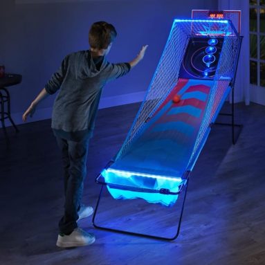The Foldaway Illuminated Bowling Arcade Game