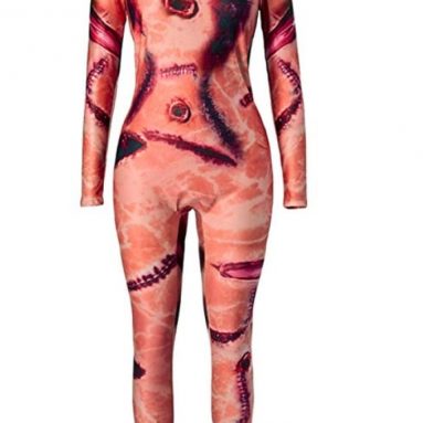 Women’s Halloween Bodysuit 3d Print Jumpsuits Adult