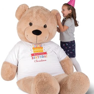 The Personalized 6′ Teddy Bear