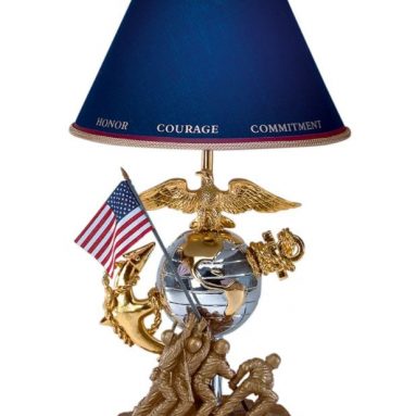 The U.S. Marines Tabletop Lamp