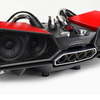 The Lamborghini Aventador Speaker System