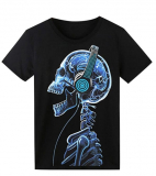 LED T Shirt Sound Activated Funny Shirts Light Up