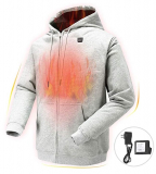 Heated Hoodie Battery Pack Hooded Sweatshirt