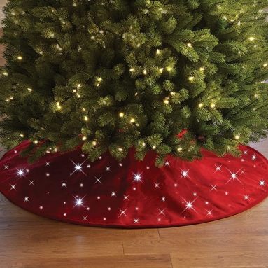 The Cordless Twinkling Tree Skirt