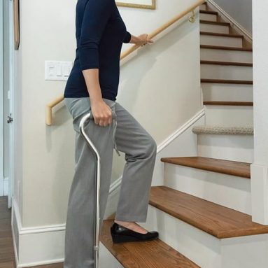 The Only Half Step Stair Climbing Aid