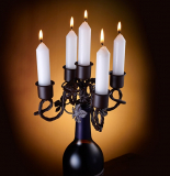 Vine Wine Bottle Candelabra