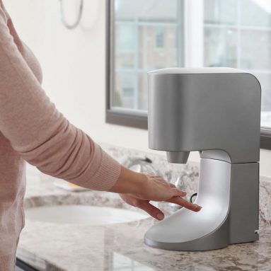 The Towel Eliminating Touchless Hand Dryer