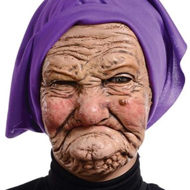 Mario Adult Granny Mask
