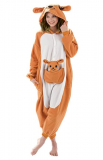 Adult Kangaroo Animal Onesie Costume Pajamas