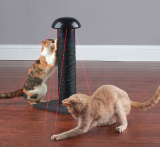The Felines Laser Chasing Scratch Post