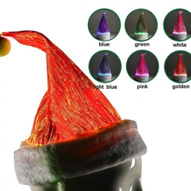 7 Colorful Lights LED Light up Santa Hat