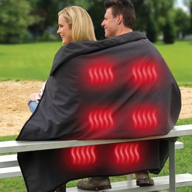 The Cordless Heated Stadium Blanket