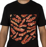 Pocket Pioneers Men’s Bucket O’ Bacon Giant Pocket Shirt