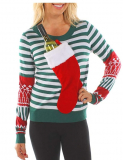 Christmas Stocking Tacky Sweater