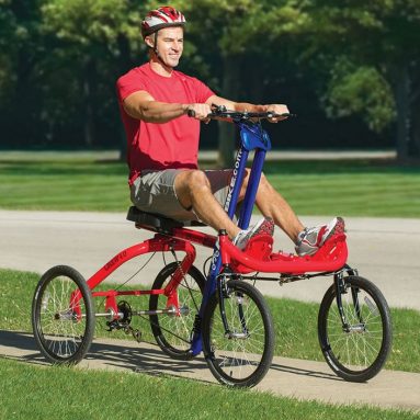 The Only Four Wheeled Rowing Cycle