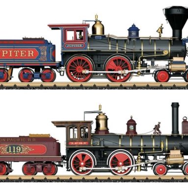 The 150th Anniversary Golden Spike Railroad Set