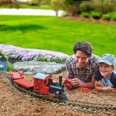 The Outdoor Building Block Electric Train