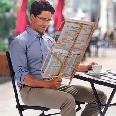 The Viennese Coffeehouse Newspaper Holder