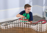 The Build A Brick Roller Coaster