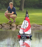 The 2′ RC Motorized Sailboat