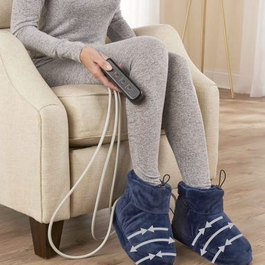 The Massaging Heated Therapy Booties