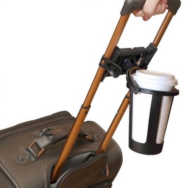 The Hands Free Luggage Drink Holder