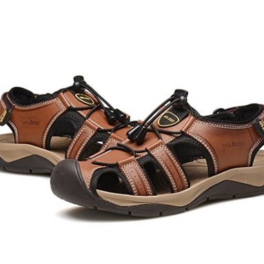 Men’s Strap Sport Sandals Close Toe Beach Athletic Boating Shoes