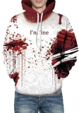 Scary Skeleton Blood 3D Print Hoodie Sweatshirt Top