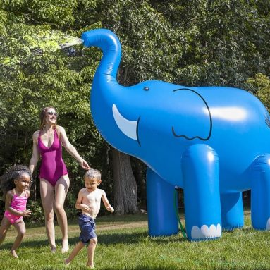 The 7 Foot Tall Water Spraying Pachyderm