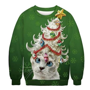 Ugly Christmas Kangaroo Pocket Sweatshirt Hoodies Pullover