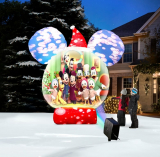 The Video Projecting 8′ Disney Musical Snow Globe