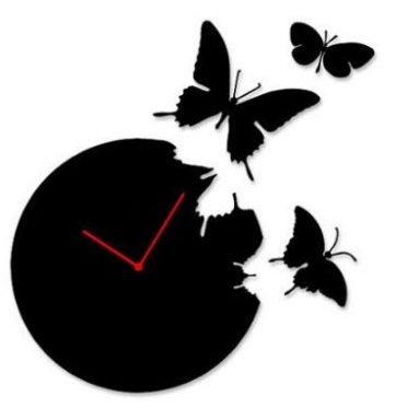 Butterfly Wall Clock
