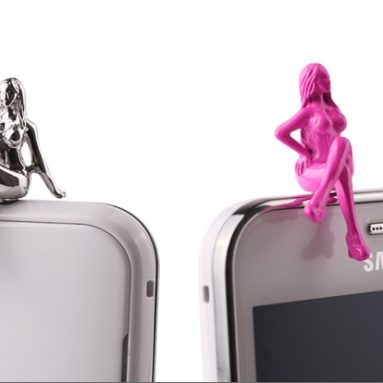 Sexy Lady Earphone Jack Accessory