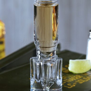 Hold Em Up Bullet Shot Glass