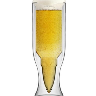 50 Caliber Bullet Beer Glass