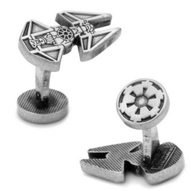 Star Wars TIE Interceptor Antique Finish Cufflinks