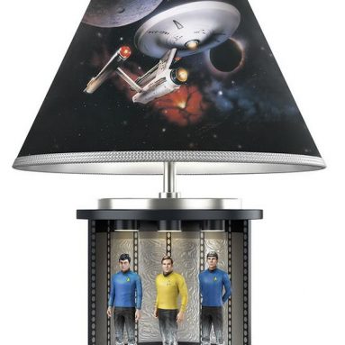 The Star Trek Transporter Lamp