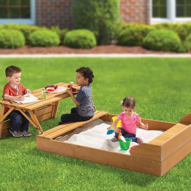 The Transforming Sandbox Picnic Table