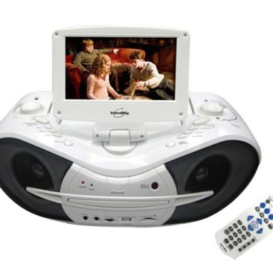Portable HiFi System with 7 Inch Screen DVD Player
