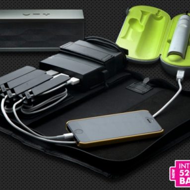 Portable Charging Station with 5200 mAh Battery Pack