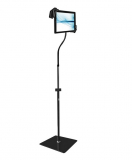 Floor Stand Holder with Adjustable/Bendable Swivel Gooseneck and Sturdy Base