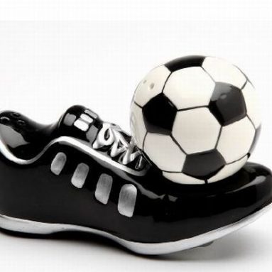 Soccer Ball & Shoes Salt & Pepper Shakers