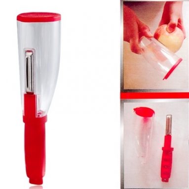 Double Sided Fruit  Vegetable Peeler with Cap